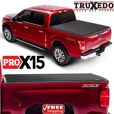 Cubierta enrollable TruXedo Pro X15 Tonneau para 17-22 Ford F250 F350 6,7' platón corto 81 Foto 1 de 4