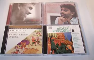 Classical CD Lot Bocelli, Prokofiev,Saint-Saens,Rimsky-Korsakov Shelf 107 - Picture 1 of 2