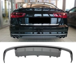 Difusor trasero para Audi A6 4G Facelift Limousine Avant 2015-2018 S6 Look - Imagen 1 de 8