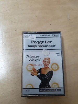 PEGGY LEE - Things Are Swingin' - CAPITOL CASSETTE TAPE - French Import - Image 1 of 4