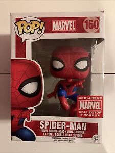 Funko Pop! Marvel Collectors Corps Exclusive Spider-Man #160 Vaulted