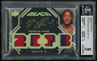 2008 UD Black #43 Gold /30 ROOKIE PATCH AUTO RPA Derrick Rose RC BGS 9 w/ 10