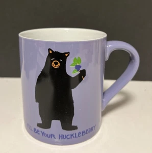 I’ll Be Your Hucklebeary Purple Bear Graphic Ceramic Coffee Tea Cup Mug 12 Oz - Picture 1 of 7