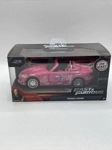 Jada 1:32 Fast And Furious Honda S2000 Pink Diecast Movie Car - Picture 1 of 8