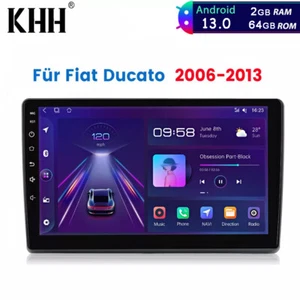 Android 13 Für Ducato Fiat 2006-2013 Carplay Autoradio GPS NAVI WIFI 2+64GB BT - Bild 1 von 20