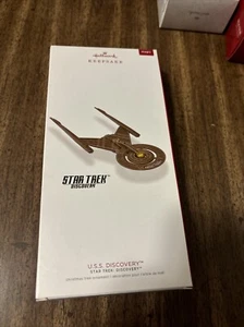 2018 - Hallmark Keepsake - Star Trek EE. UU. Discovery - Ornamento mágico - Nuevo en caja - Imagen 1 de 2
