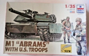 ESCI ERTL 5029 M1 Abrams mit USA Truppen Maßstab 1/35 KEINE ANLEITUNG - Bild 1 von 3