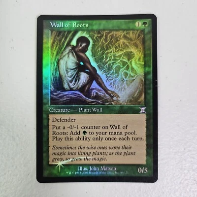 MTG - Wall of Roots - Foil Time Spiral Timeshifted LP - Image 1 of 3