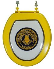 NEW Vintage University of Pittsburgh Pitt Panthers Crest Toilet Seat