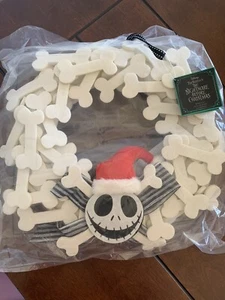 Disney Parks Jack Skellington Nightmare Before Christmas Holiday Door Wreath New - Picture 1 of 4