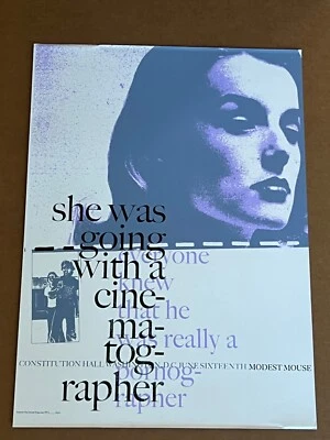 Modest Mouse She was Going w/ a Pornographer Wash DC '05 Original Concert Poster - Image 1 of 4