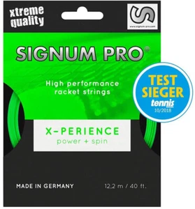 Signum Pro - X-Perience - Tennis Racket String - 1.18mm / 17L - 12.2m Set - Picture 1 of 1