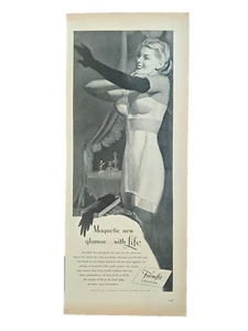 1947 Vintage Formfit Sujetador y Faja Estampado Anuncio, Sexy, Arte Retro Único - Imagen 1 de 1