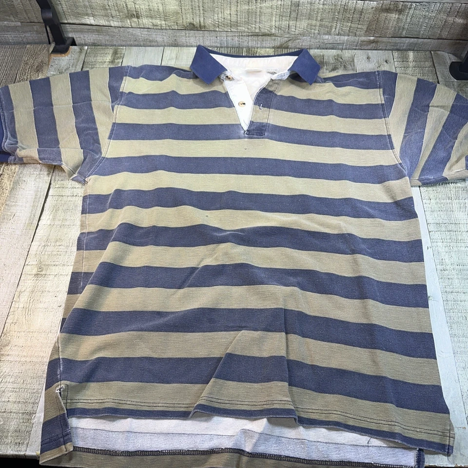 мужские винтажные 1990-е регби поло полевое снаряжение med - Изображение 1 из 4