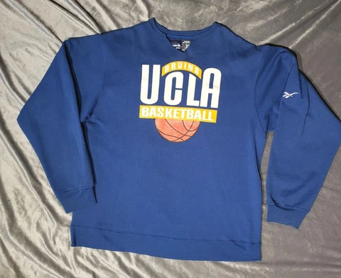 Reebok Vintage UCLA Bruins Basketball Sweatshirt Mens XL Made In USA *Read* Cover