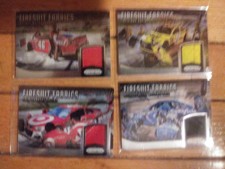 2016 Panini Racing Lot Of 4 Firesuit Fabrics