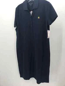Pre-Owned Brooks Brothers Navy Size Large T-Shirt Midi Short Sleeve Dress - Picture 1 of 3