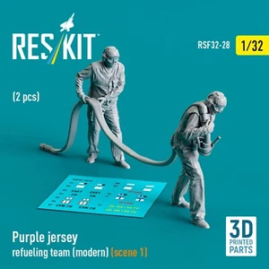 Jersey púrpura equipo de reabastecimiento de combustible escena moderna 1 1:32 3D ResKit RSF32-0028 - Imagen 1 de 4