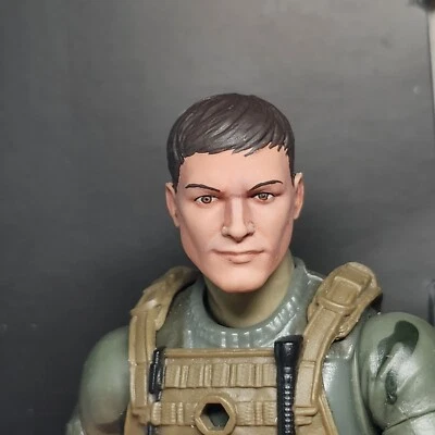 SOLO CABEZA Gi Joe Clasificado Teniente Cabeza Halcón Solo Personalizada Pintada Foto 1 de 4