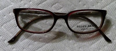 Gafas ELLEN TRACY ET213 de colección - Color borgoña/gris raro - Nuevas  Foto 1 de 4