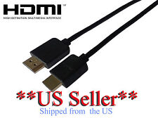 HDMI QTY-3, 4K, 6ft cable, v1.4 High Speed Full HD TV Audio Return 3D US SELLER