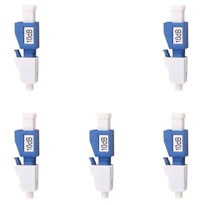 5pcs for LC UPC 10dB Fiber Optic Adapter for Simplex SC UPC Connector Fiber9743 - Afbeelding 1 van 7