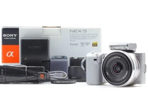 JAPANESE ONLY [TOP MINT] SONY ALPHA NEX 5A 14.2MP DIGITAL CAMERA 16mm F/2.8 LENS - Picture 1 of 15