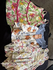 Lot Of 8 Girls Dresses Size 4/5 Eleanor Rose, Artisan, Heartworks, Ricrac Ruffle - Picture 1 of 11