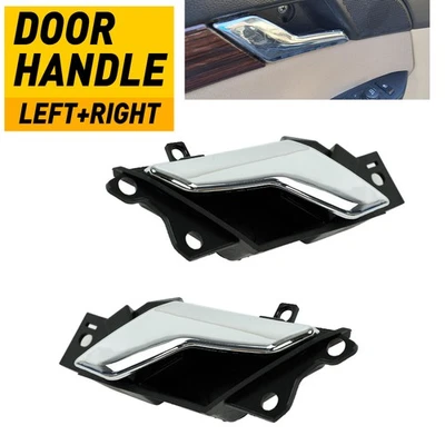 2X Manija de puerta interior izquierda+derecha cromada para Saturn Vue 2008 2009 2010 Foto 1 de 4