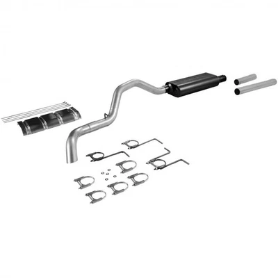 Flowmaster Exhaust System Kit - Fits 1994 to 1997 Ford F-250 and F-350 truck on - Image 1 of 4