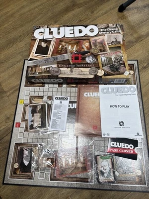 CLUEDO - English Heritage Edition - Mystery Board Game - COMPLETE - Hasbro 2019 - Image 1 of 4