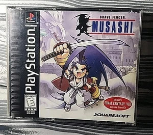 Brave Fencer Musashi PS1 Black Label No Manual. Tested Working - Bild 1 von 3