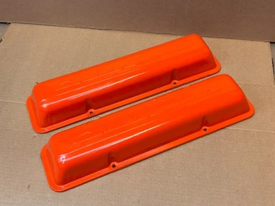 1958-67 Chevrolet Script Valve Covers  283 327 350  Original GM! - Image 1 of 4