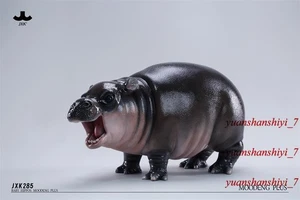JXK JXK285 Moodeng Puls Resin Figurine Animal Models Collectible Painted Statues - Picture 1 of 6