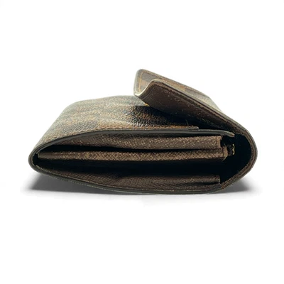 Portafoglio unisex originale Louis Vuitton Damier Ebene Sarah N61734 KB436 - Immagine 1 di 4