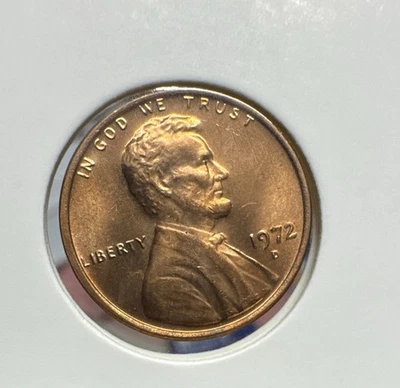1972 -D Penny DD Error - Image 1 of 3