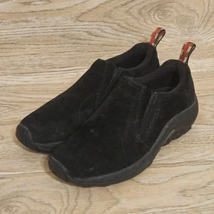 Zapatos cómodos para caminar Merrell de gamuza negros para mujer sin usar, en caja, talla 7 - Imagen 1 de 8
