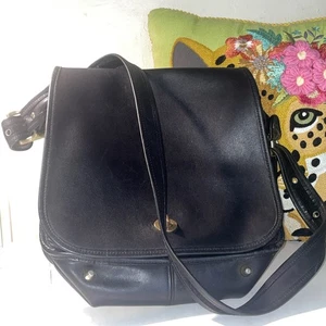 Vintage Coach Stewardess Bag 9525 Black 2002 Costa Rica - Picture 1 of 7