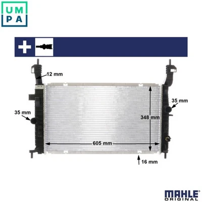 RADIATOR ENGINE COOLING CR 2120 000S FOR VAUXHALL MERIVA/Mk OPEL 4cyl 1.6L 4cyl - Image 1 of 4