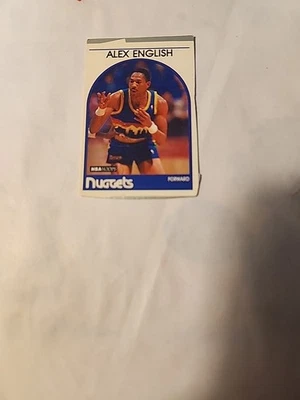Alex English - 1989-90 NBA Hoops - #120 - Denver Nuggets  - Image 1 of 2