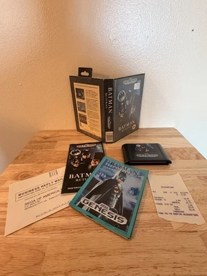 Batman Returns (Sega Genesis, 1992) - CIB - Complete - Tested - Authentic - Image 1 of 4