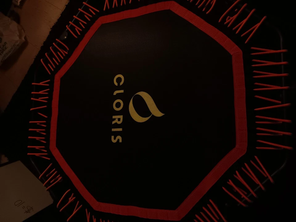 CLORIS 38-Inch Folding Trampoline Mini Rebounder Suitable for Indoor and Outd... - Image 1 of 4