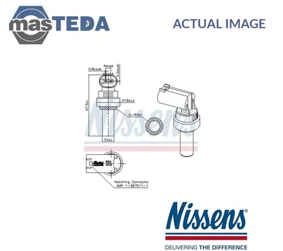 207046 COOLANT TEMPERATURE SENSOR GAUGE FAN SIDE NISSENS NEW OE REPLACEMENT - Image 1 of 4