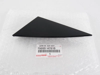 Genuine OEM Toyota 75055-47010 Passenger RH Rear Finish Molding 2016-2022 Prius - Image 1 of 4
