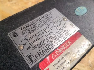 France former Neon Sign Transformer 9000va Sec 30ma - Picture 1 of 4