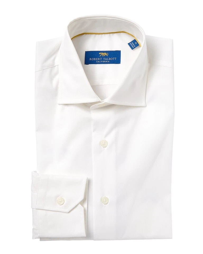 Robert Talbott  Reynolds Solid Poplin Dress Shirt Men's - Image 1 of 1