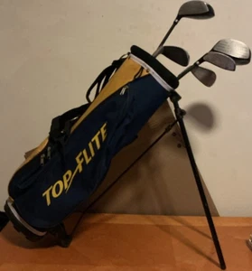 Top Flight XLj RH Junior Kids Youth Golf  Golf Bag With 5 Clubs And A Glove - Picture 1 of 23