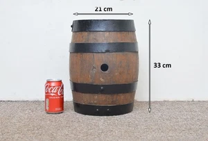 wooden barrel Whiskey barrel Wine Cider pub home brew cask rum - FREE POSTAGE - Picture 1 of 6
