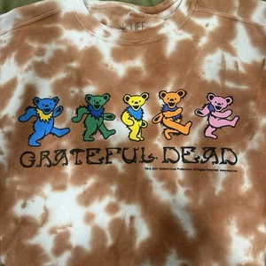 Felpa Grateful Dead Taglia Large Life Abbigliamento Co - Foto 1 di 3