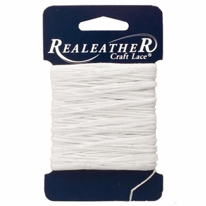 Realeather Crafts BTH25-03 Waxed Thread 25yd-White (3Pk) - Picture 1 of 1